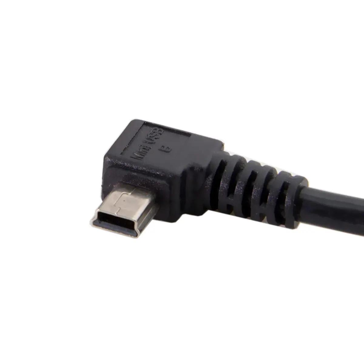 CYSM نوع B USB صغير 5pin ذكر إلى USB 2.0 كابل بيانات ذكر مع الفريت 5m 3m 1.8m 0.5m الزاوية اليمنى حتى أسفل anled 90 درجة