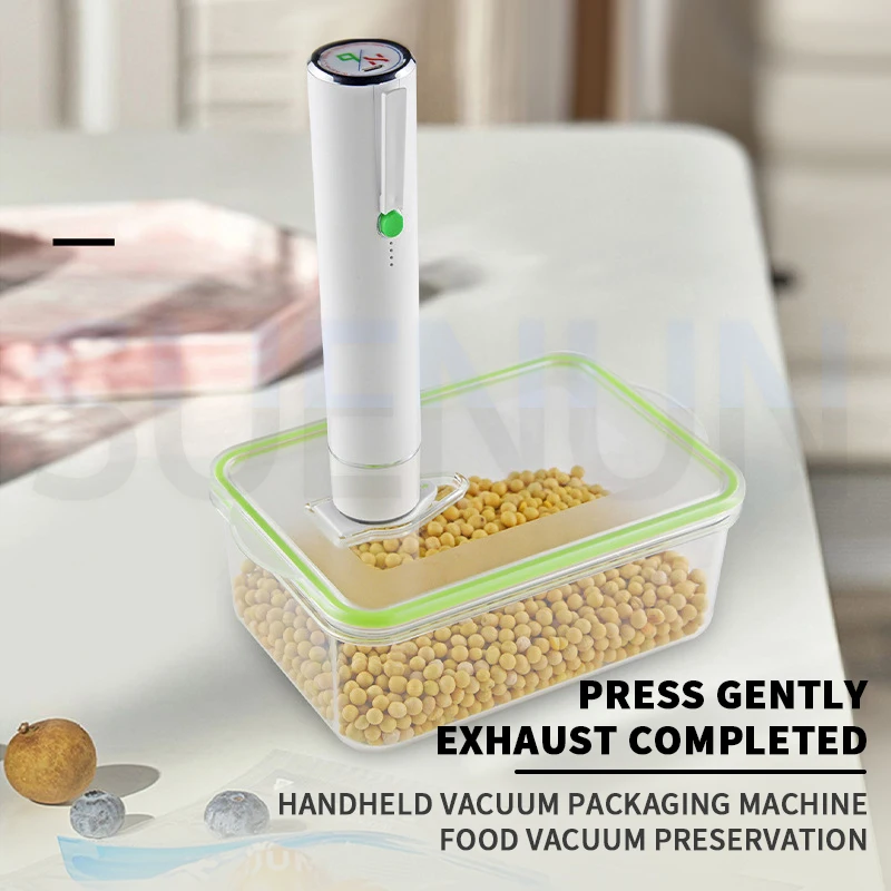 التلقائي الغذاء فراغ السدادة المطبخ تخزين المواد الغذائية آلة الحفاظ على آلة تغليف الفراغ المحمولة