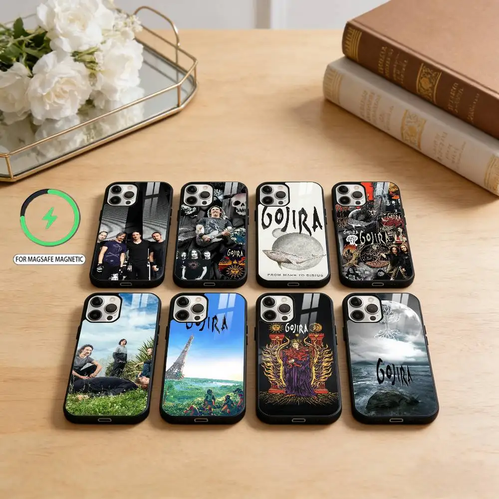 

Band G-GojiraS Mea Culpa Phone Case For iPhone17,16,15,14,13,12,11 Plus,Pro Max Magnetic For Magsafe Wireless Charging