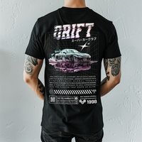JDM Japan Streetwear Car T-Shirt - RX7 DRIFT Turbo Tuning, Japanese Streetracing
