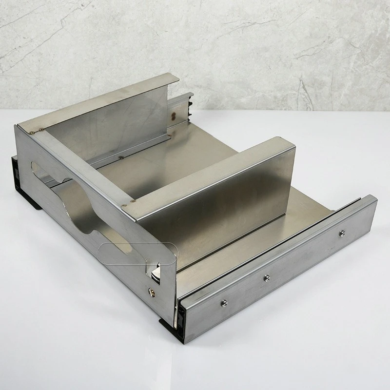 

Stainless steel mirror cabinet hidden tissue box, paper box behind mirror, paper towel, hotel bathroom wall hanging hidden
