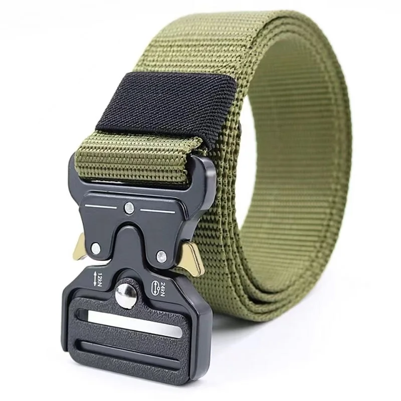 Luxury Men\'s Belt Army Outdoor Hunting Tactical Multi Function Combat Survival High Quality Marine Corps Canvas For Nylon Belt