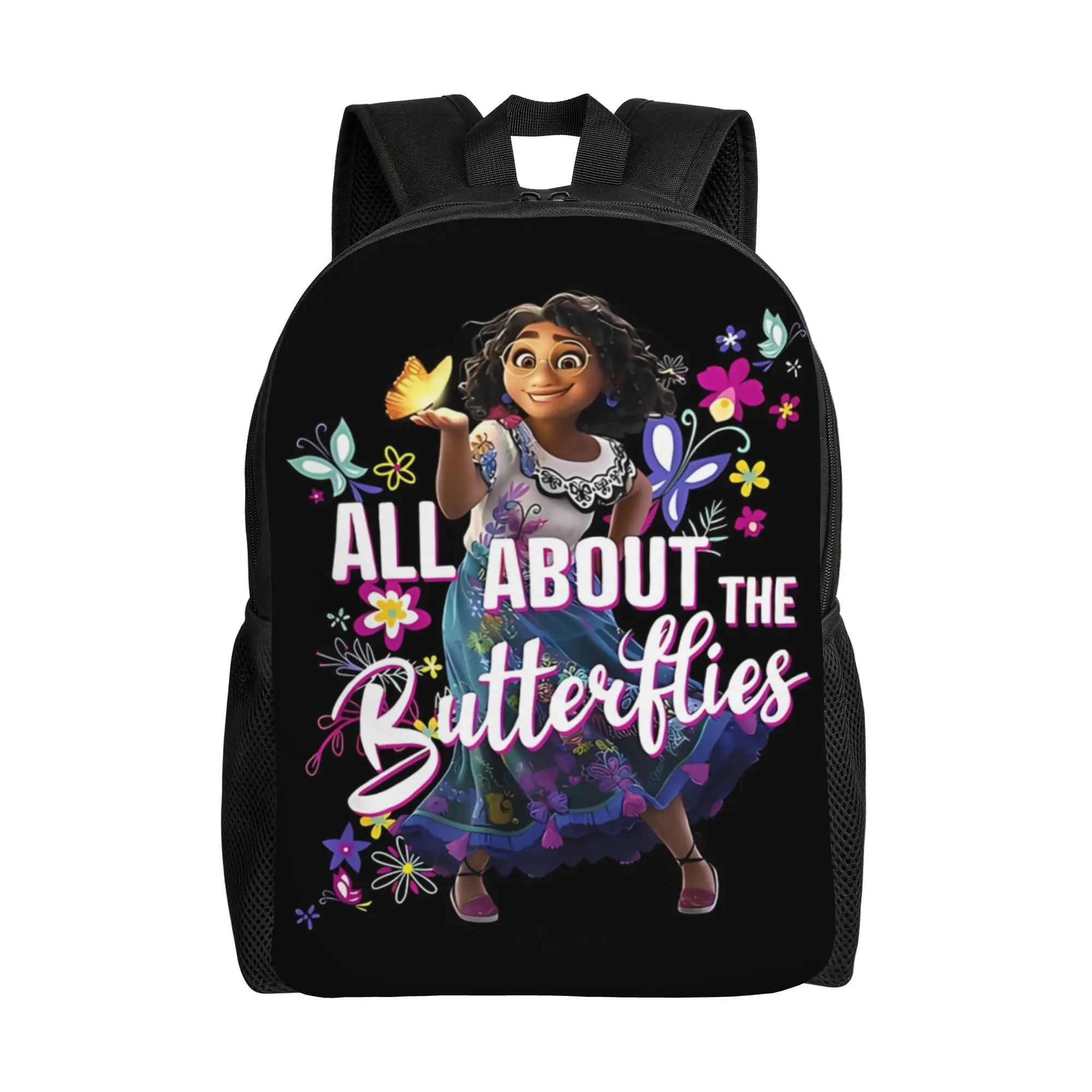 

Back to school season Super Quality All About The Butterflies Maribel Knapsack Encanto High School Students Backpack