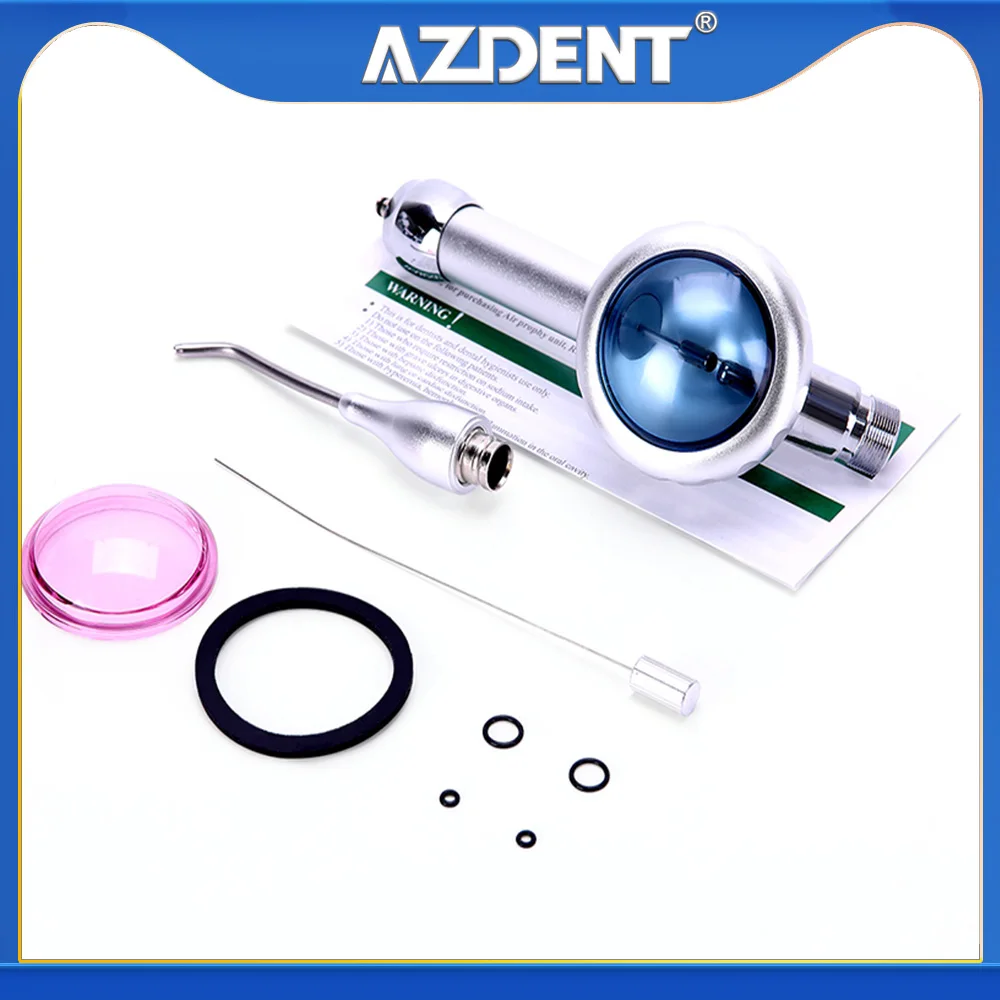 Azdent Dental Air Polisher Sandblasting Gun Anti-resorption Facility 121℃ Sterilized 2/4 Holes Optional