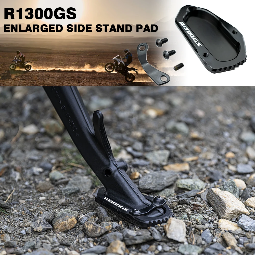 

Увеличенная боковая подставка для BMW R1300GS ADV 2023 2024, аксессуары для мотоциклов, подставка с ЧПУ, боковая подставка, увеличитель, R 1300 GS