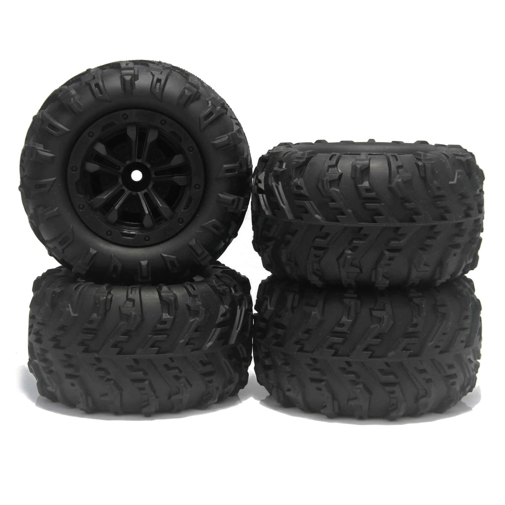 4 Buah/Lot Roda Ban Karet Truk - Hot Wheels Car Monster Trucks ulasan dan harga