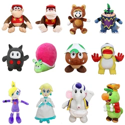 Juguete de peluche de Super Mario Bros, Princesa Peach, Bowser Goomba Ninji Diddy Kong Prince Florian, muñeco de peluche suave, regalo de cumpleaños para niños