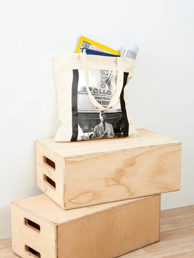 Leon Bridges Concert Apollo Tote Bag shopper bag women Women's shopping bag Canvas stote cute pouch