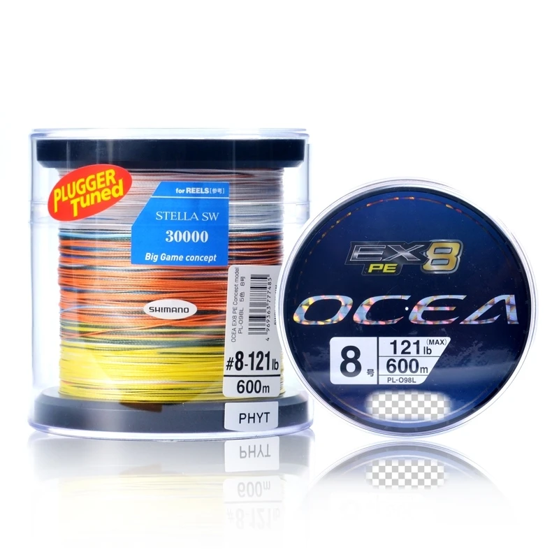 

ORIGINAL JAPAN 300M 500M Fishing gear mainline EX8 deep-sea 8 BRAIDED PE wire electric stranded wire boat fishing fishing line