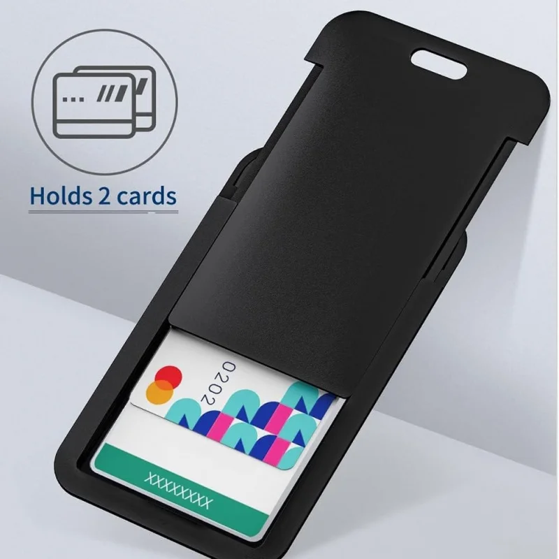 Picture 5: 2 Pieces/Batch sliding ID card holder，Plastic card holder，Credit card，Pass：Office Supplies