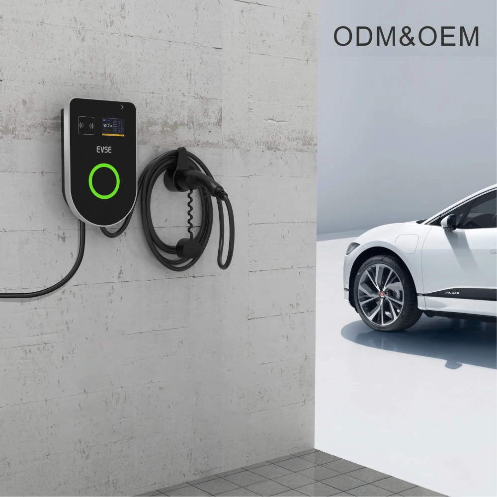 New Energy Quick Charging Wallbox Electrical Vehicle 22kw AC Type 2 Home Use Dynamic Load Balancing EV Charger custom