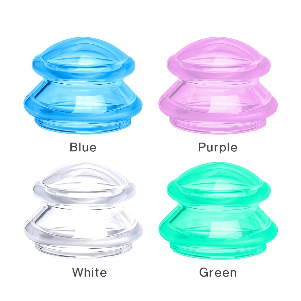 Silicone Vacuum Cupping Set Anti-Cellulite Massage Cups Back Gua Sha Ventosas Suction Cup Skin Body Physiotherapy Massage Jars