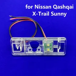 Car Rear View Camera Bracket Mount Holder License Plate Light Housing for Nissan Qashqai X-Trail Sunny