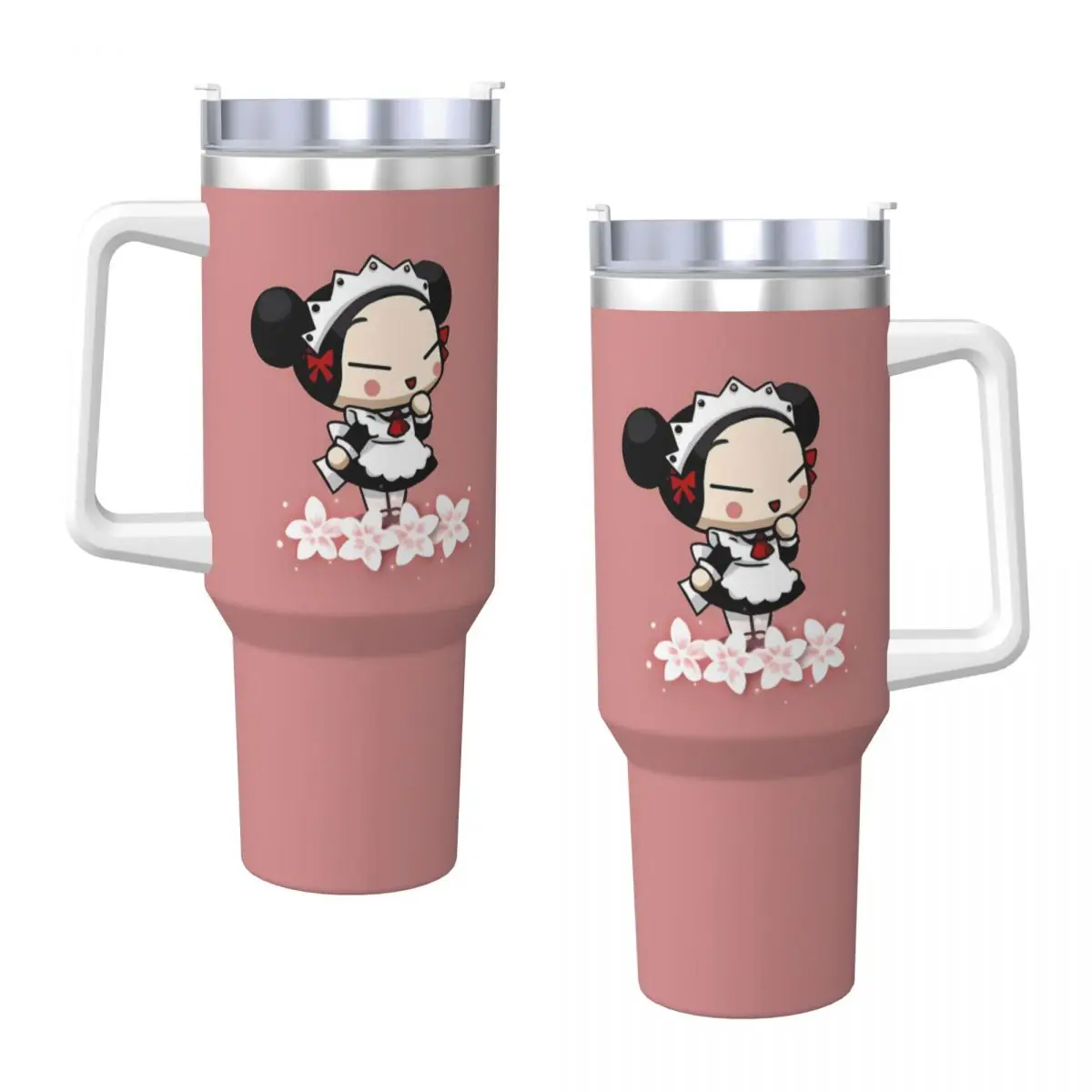 Pucca Bride Tumbler Cold Drink Water Bottle Portable Stainless