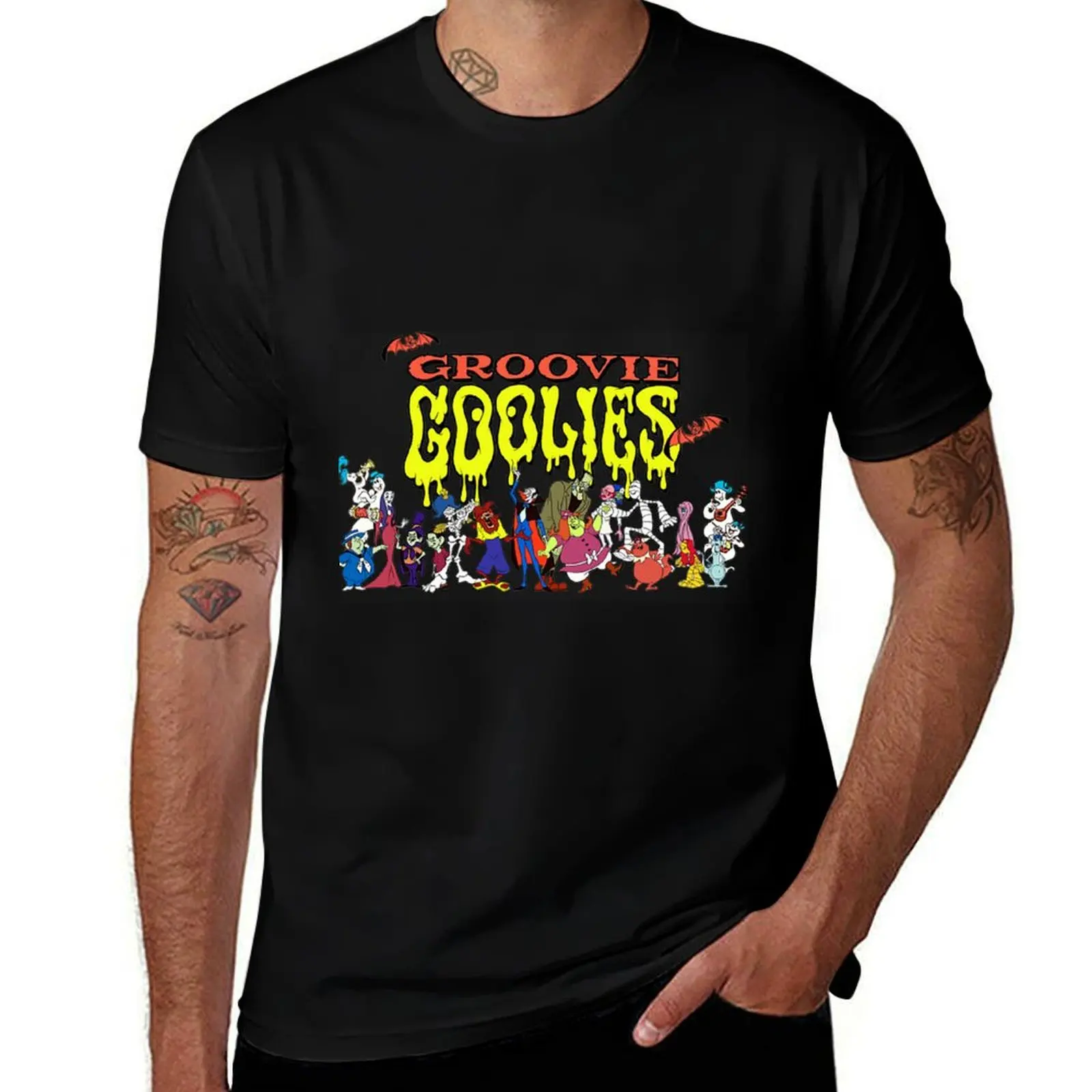 Groovie Goolies T-Shirt t shirt man plain T-Shirt
