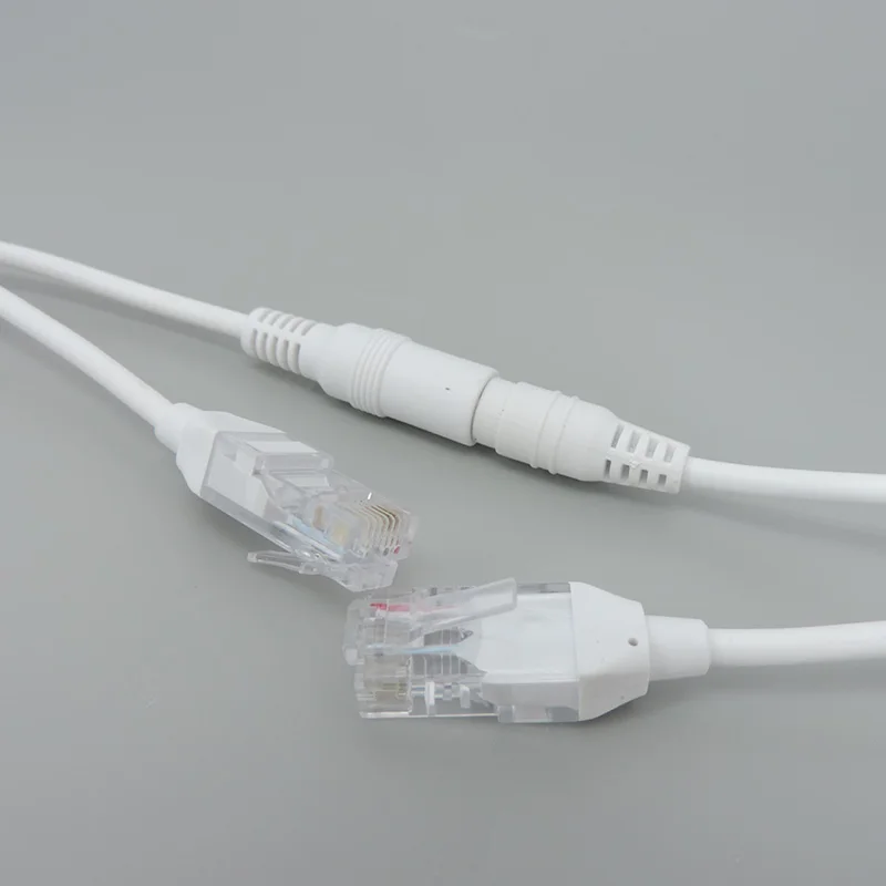 POE Adapter cable Connectors Passive Power cable Ethernet PoE Adapter RJ45 Injector + Splitter Kit 12V 24V 36V 48V