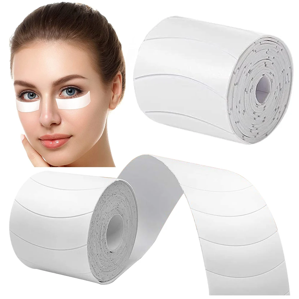 110Pcs/Roll Eyelash Tapes Eyelash Extension Stickers Eyepad Under Eye Patches Foam Lashes Gel Pads Adhesive Tape Makeup Tools