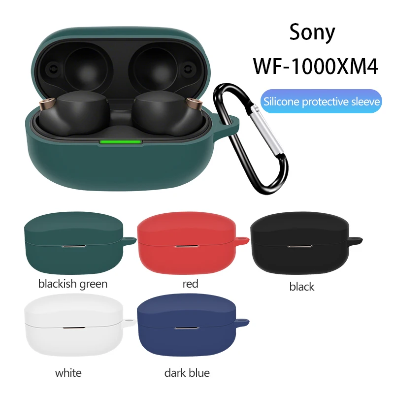 Silicone Protective Case For SONY WF-1000XM4 Earphone Cover Protector Charging Box ​Cover For SONY WF 1000 XM4 Silicone Shell