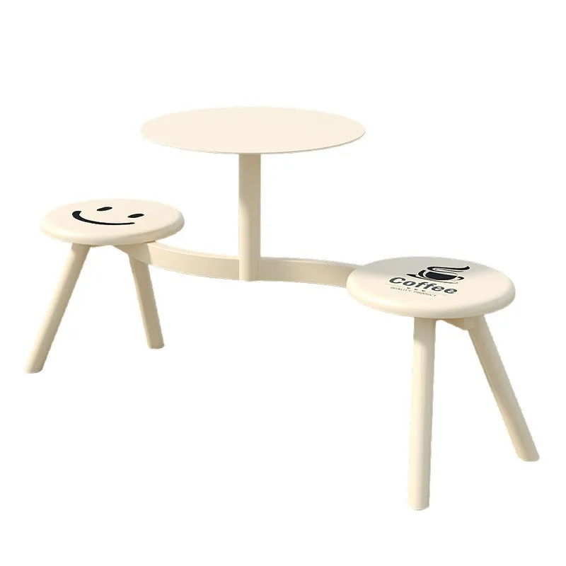 

ins Korea Outdoor Bench Park Bench Milk Tea Coffee Shop Gym Rest Stool Shopping Mall Iron Seat Chair