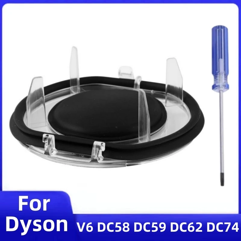 For Dyson V6 DC58 DC59 DC62 DC74 Vacuum Cleaner Dust Bin Lid Bucket Bottom Cover Replacement Dust Collection Parts