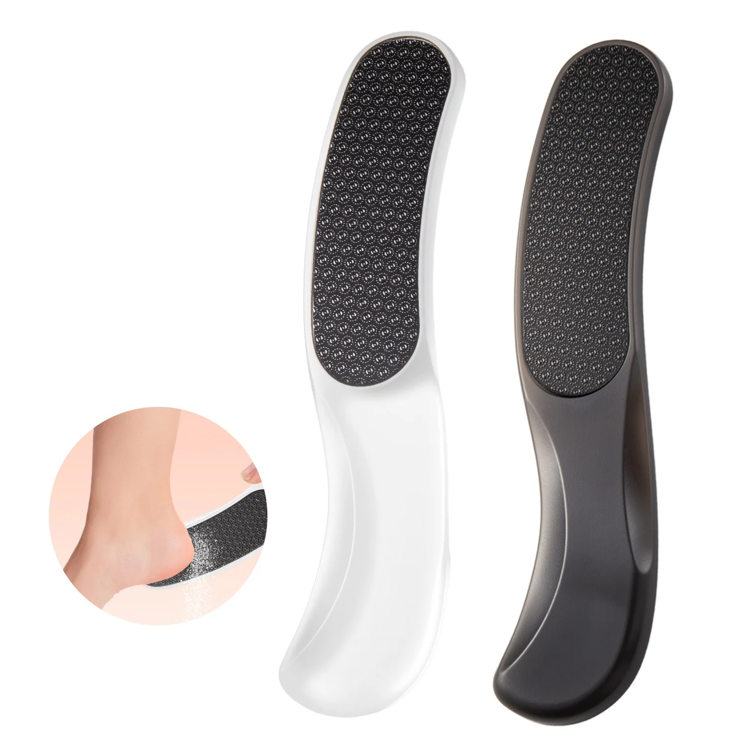Profesjonalny pilnik do stóp z nanoszkła, do usuwania martwego naskórka i odcisków na piętach, szorówka do stóp, szlifierka, domowe narzędzie do pielęgnacji stóp do pedicure.
