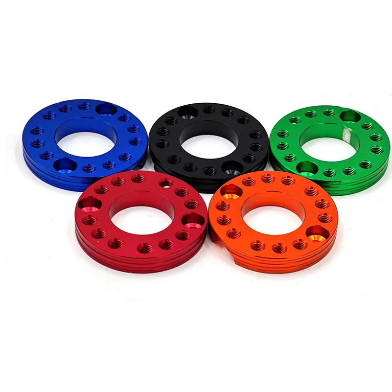 ATV Motorcycle CNC Carb Carburetor Inlet Manifold Adjuster Universal Flange Spinner Plate Adaptor For Yamaha Honda Kawasaki Etc