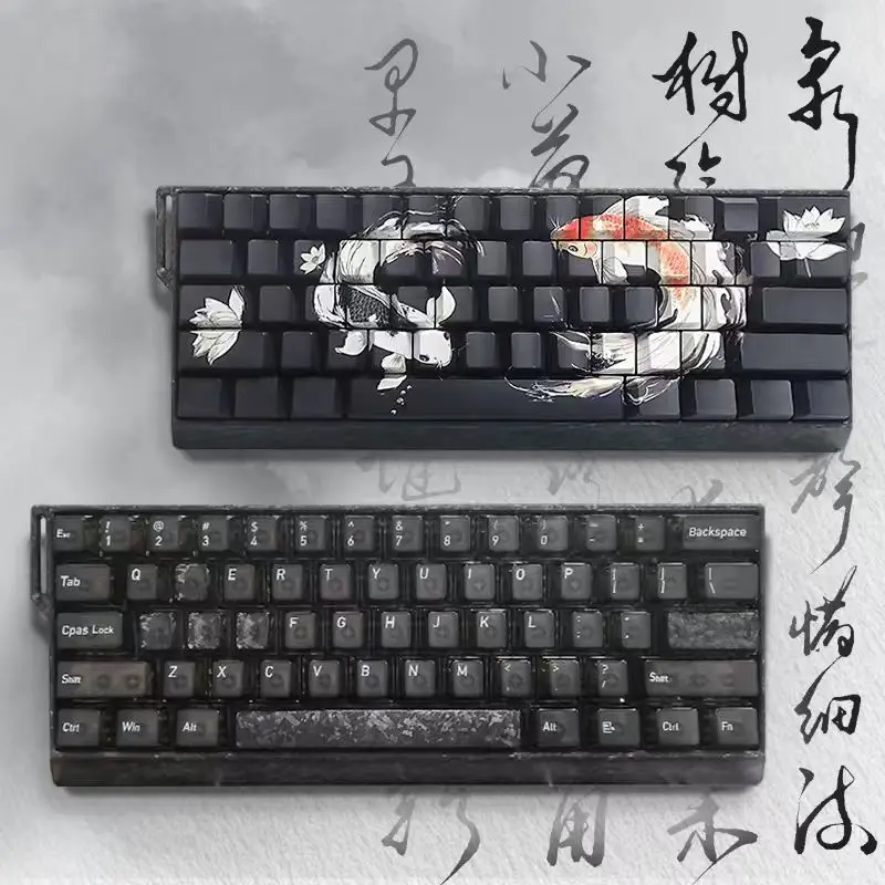 H60 Wooting 60HE GH60 カーボンファイバーキーボードケース 60%キー