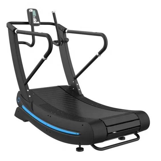 

Commercial Cardio Machine Air Running Machine Gym Fitness Self-generated Non-motorized Curved Treadmill