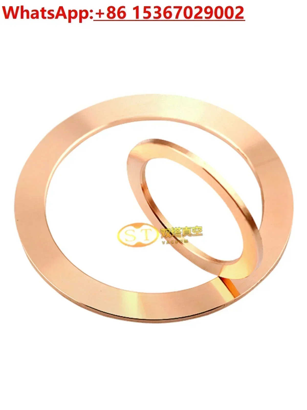 5Pcs CF35 Oxygen Free Copper Gasket Ultra High Vacuum Gasket CF Flange Seal Ring CF Regulation Gasket