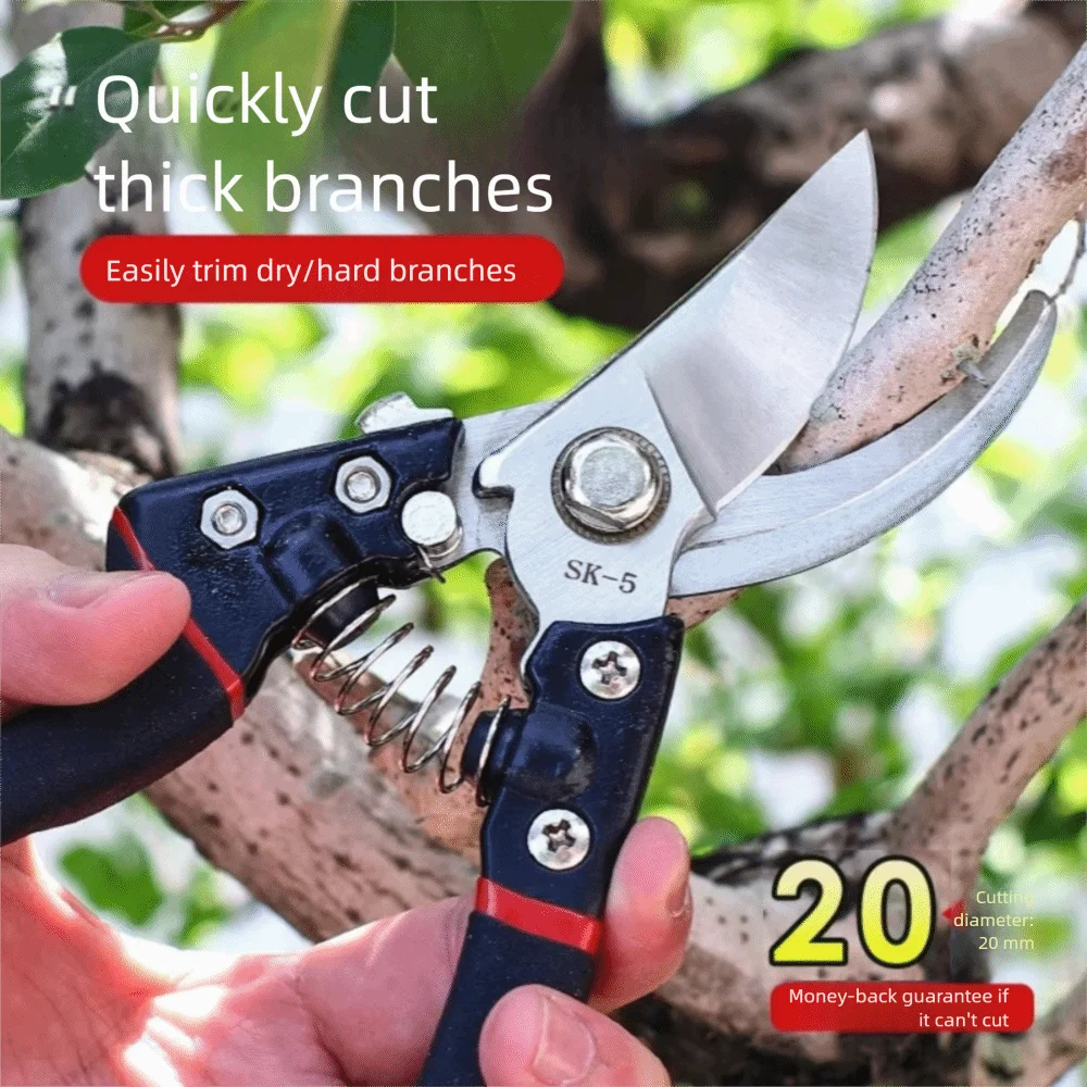 

Efficient Gardening Pruning Shear Heavy-Duty Multi-functional Branch Trimmer Durable Professional Garden Trimming Tool