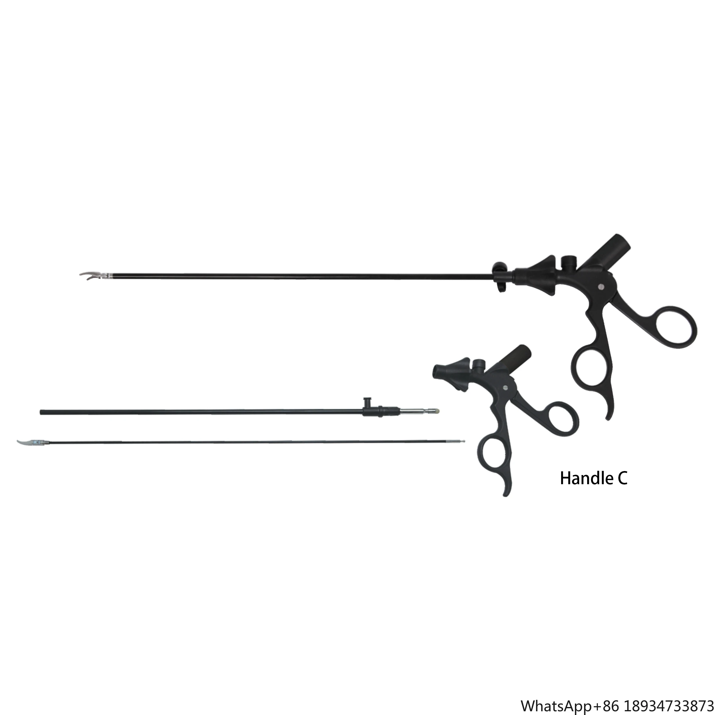 5*330mm Reusable Laparoscopic Bipolar Forceps Maryland and Atraumatic Type with cable for Abdominal Surgery