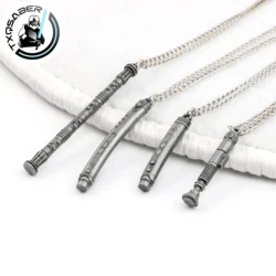 TXQSABER Lightsaber MINI Laser Sword Necklace Darth Maul Luke Jedi Lightsaber Pendant Parts Accessories Cosplay Toys for Adult