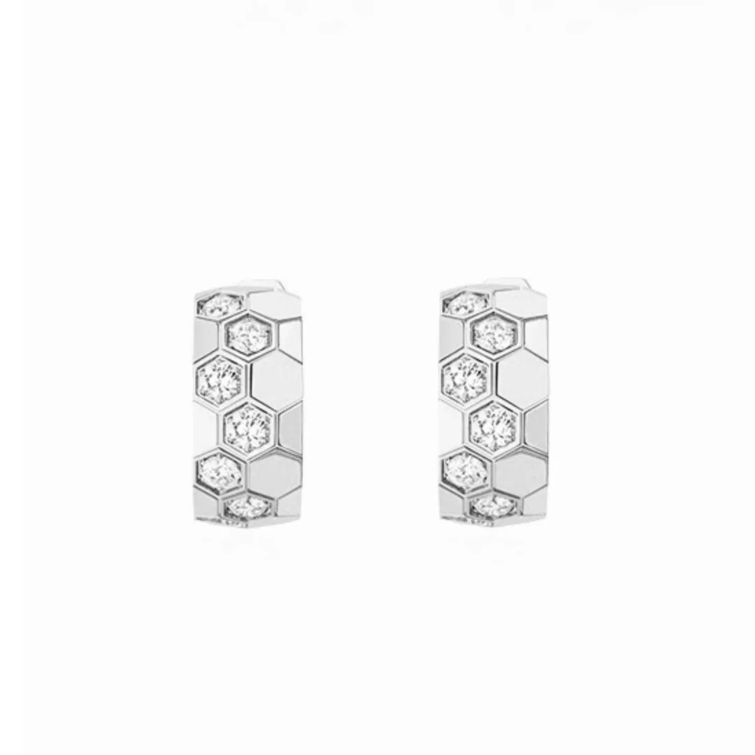 ZOCA Luxury New Style 925 Sterling Silver Honey Sweet Bee House Earring For Women Silver Color Fine Jewelry