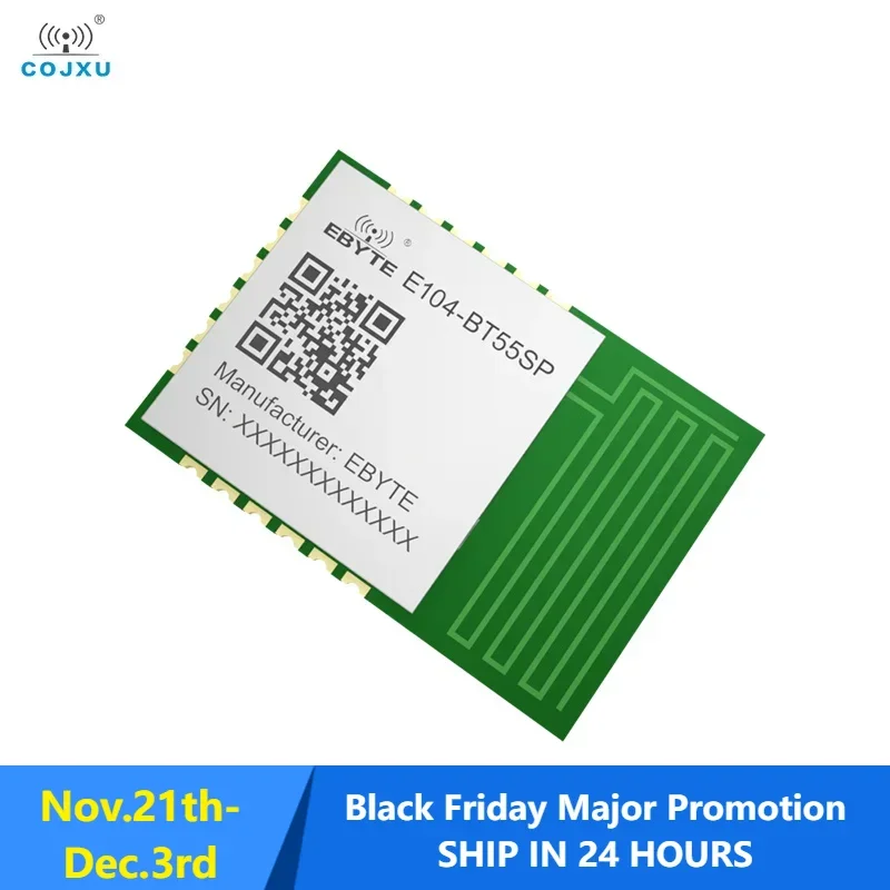 CC2340R5 وحدة لاسلكية 2.4 جيجا هرتز SMD COJXU E104-BT55SP BLE5.3 وحدة بلوتوث وحدة SoC مع هوائي PCB حجم صغير جدًا