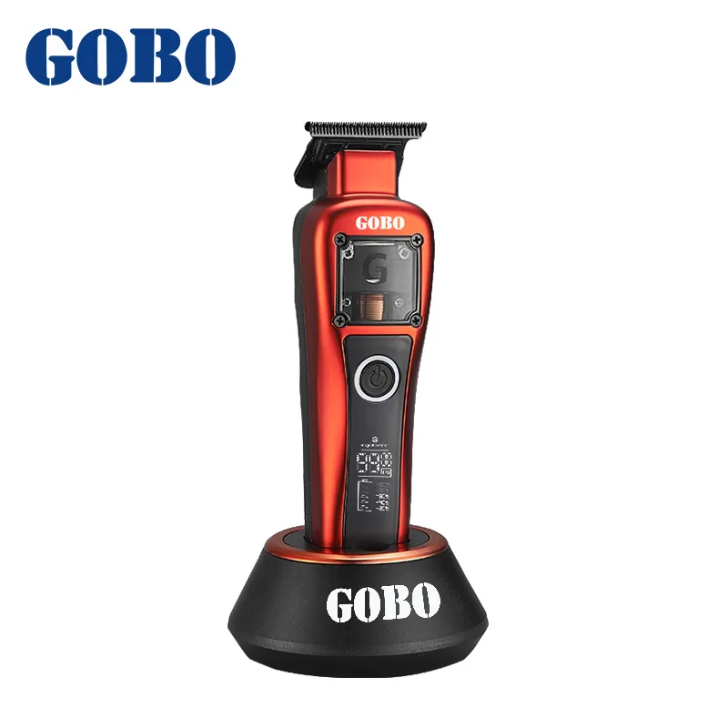 GOBO-Atualizado Motor Vertical Hair Salon Clipper, Clipper Profissional, 9000 RPM