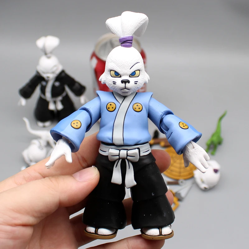 Figura de animación Usagi Yojimbo Miyamoto Usagi Japanese ronin Rabbit, modelo de Anime vagabond, Kit de garaje, adornos de decoración, 5,5"