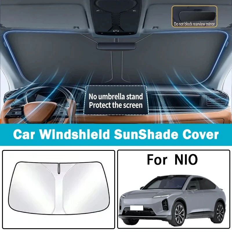 

Suitable for NIO ET7/EC6/ES6ES8/ET5/ES7 car sunshade front sunscreen thermal insulation parasol panel