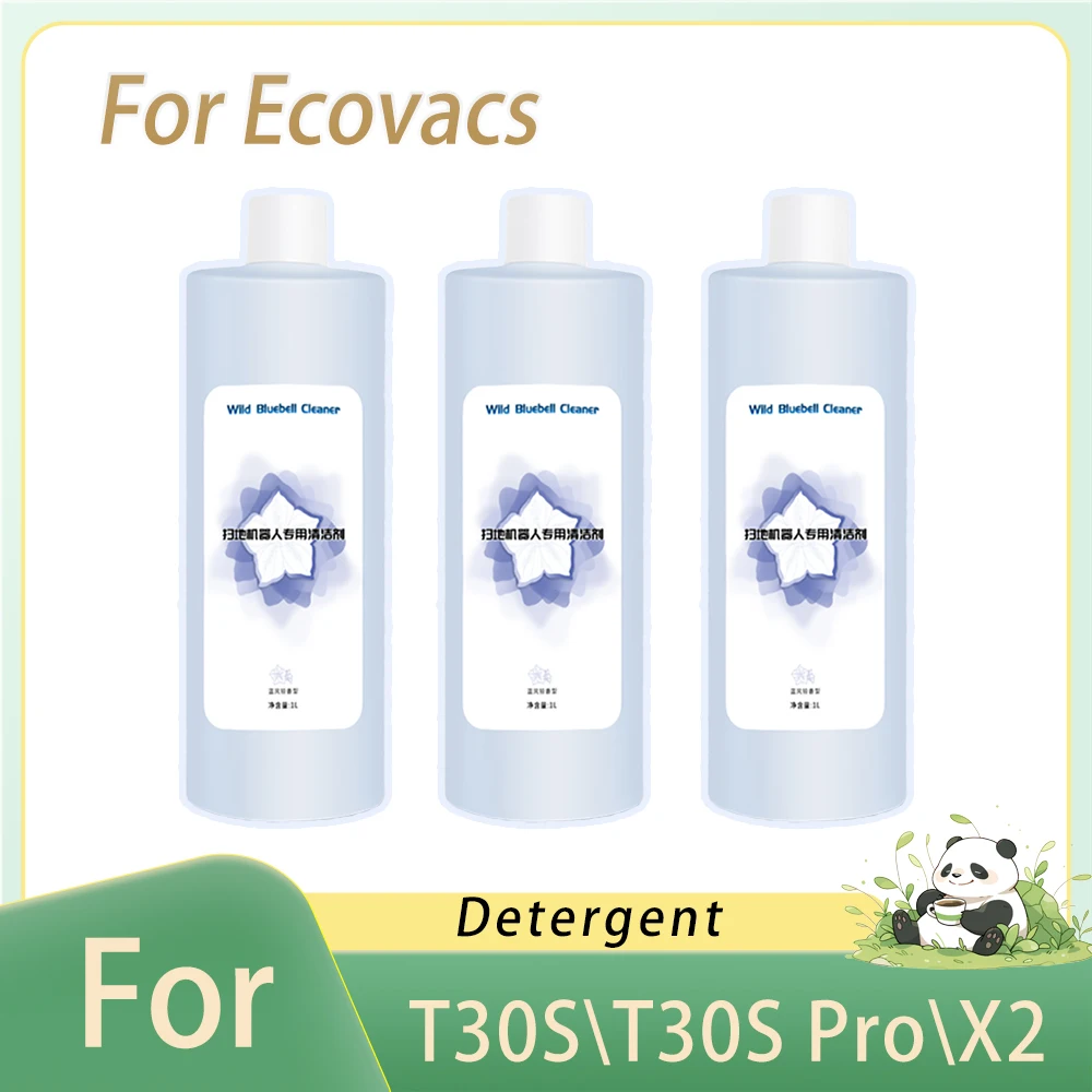 Liquid For ECOVACS DEEBOT X2/T20/T30S Pro/T30S COMBO/X2 COMBO/T10/X1 TURBO Multi-surface Floor Cleaning Solutions Accessories1L