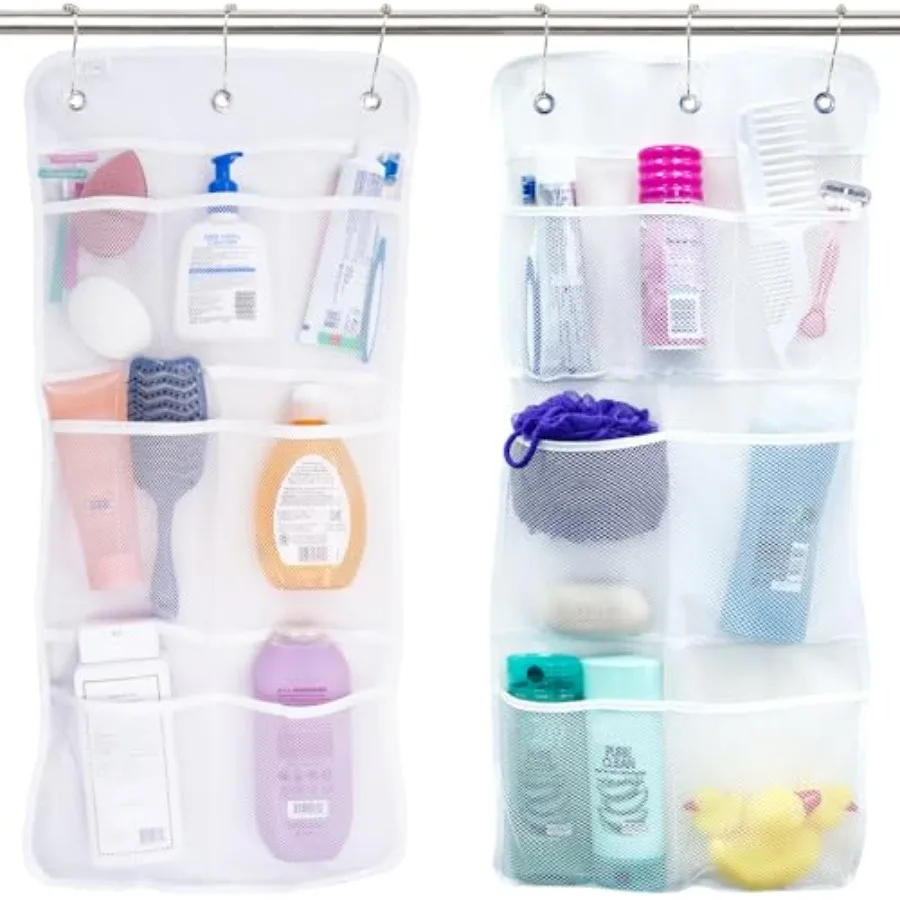 SandT INC. Shower Organizer and Caddy, 2 Pack, 14