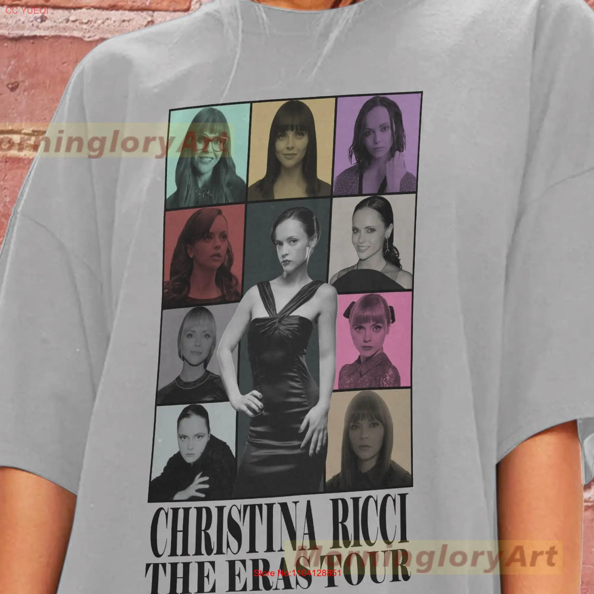 Christina Ricci Tour T Shirt SweaT Sweater Cotton Clothing long or short sleeves