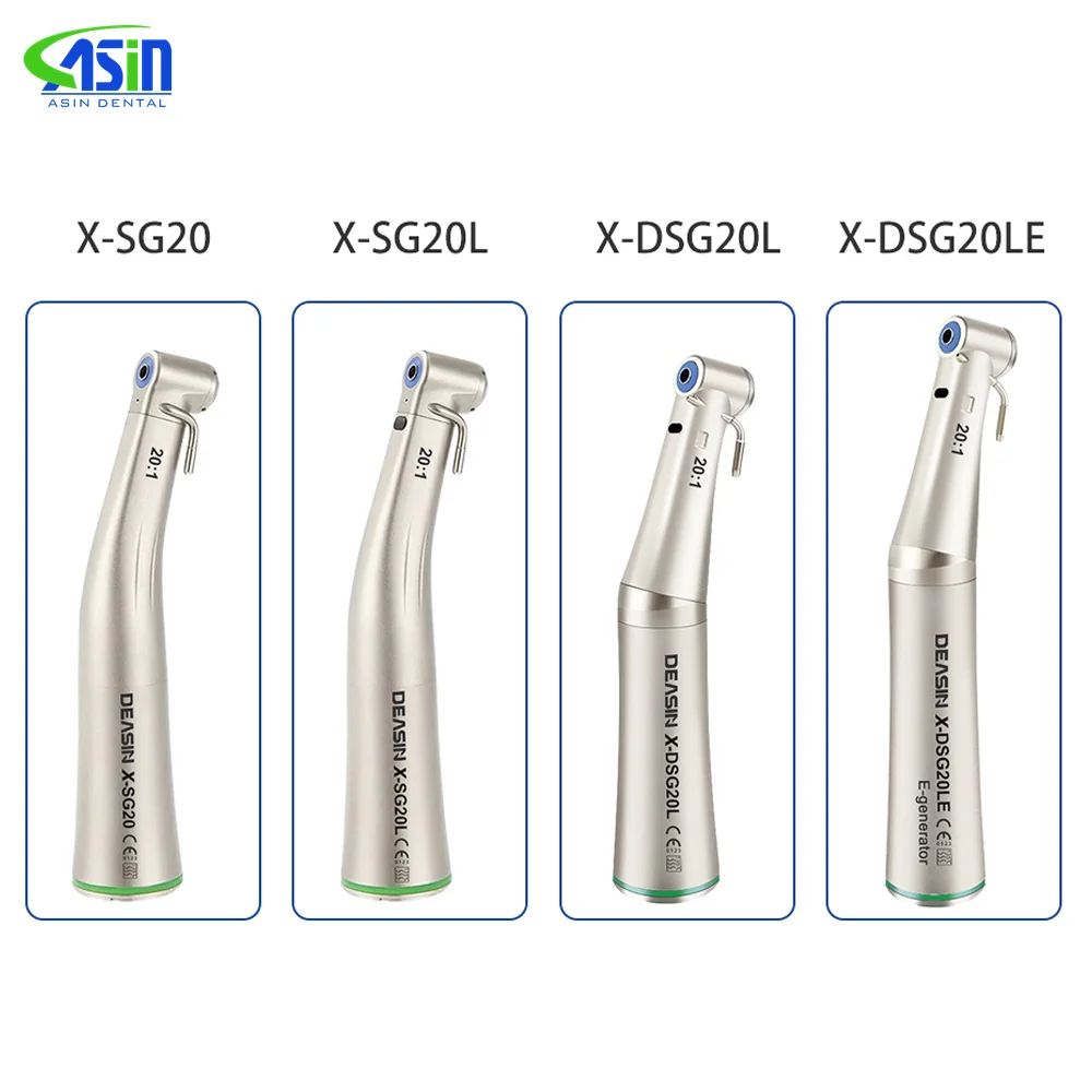 Dentystyczna kątnica światłowodowa SG20L 20:1 wszczep kątnica chirurgicznej niska prędkość rękojedzi do mikrosilnik elektryczny