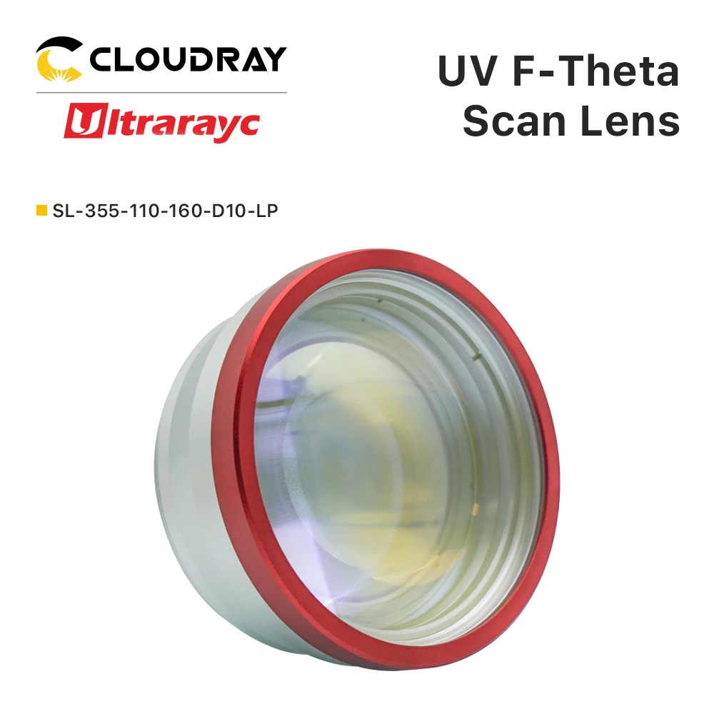 Ultraray UV F-theta Lens 355nm Focus Lens Laser F100-F420 M85 Scan Field 70x70-300x300mm 10CA for YAG Fiber Laser Galvo System