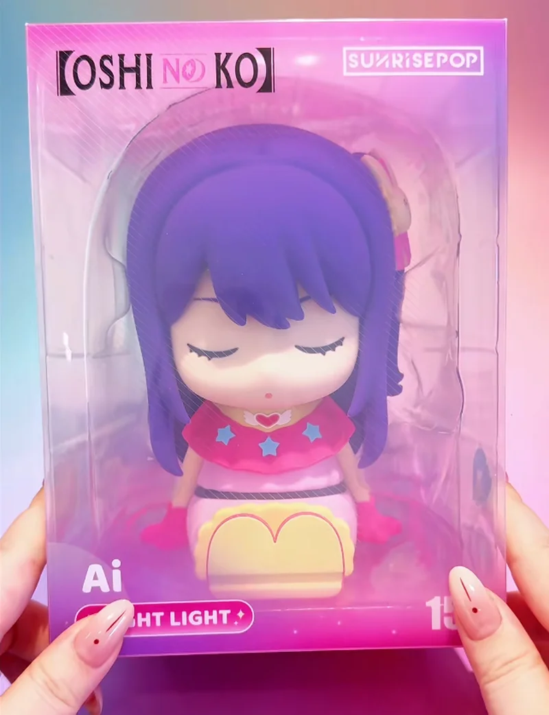 

In Stock Sunrisepop Original Hoshino Ai Oshi No Ko 16cm Lamp Night Light Silicone Rubber Desk Lamp Light Gifts Toy Collectibles