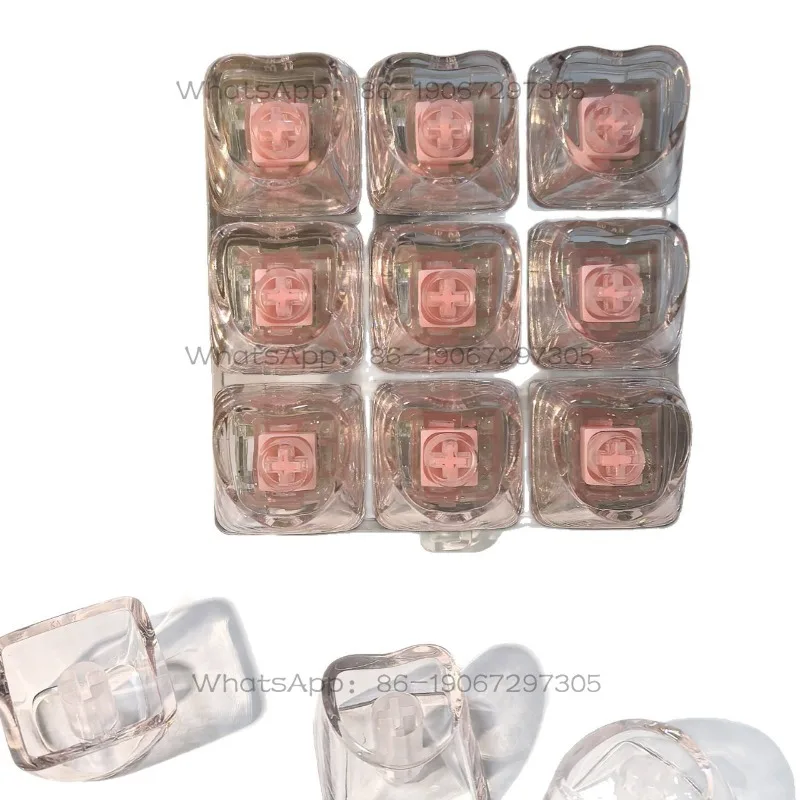 

Прозрачный брелок-игрушка в форме сердца из поликарбоната, игрушка-антистресс для пальцев, в коробке