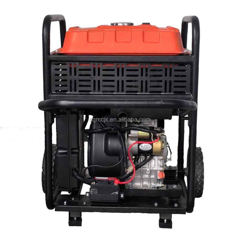 محرك ديزل 8000 وات Vfg 230 فولت/400 فولت 8kva إطار مفتوح مولد عاكس ديزل محمول بناء مصدر إمداد بالطاقة الطبية في حالات الطوارئ #3