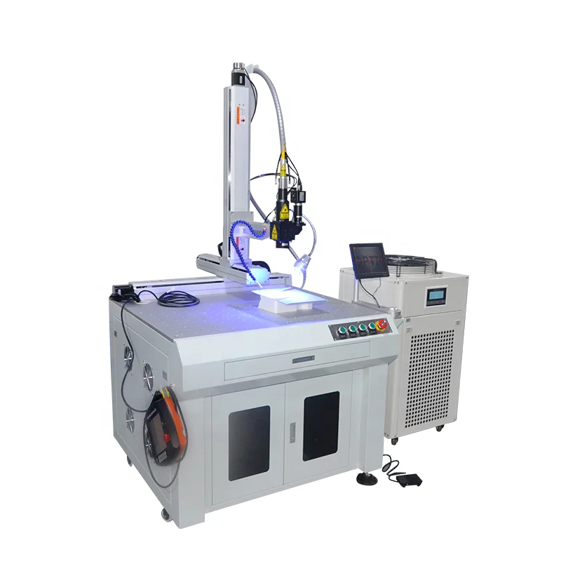 High efficiency automatic CNC 4 axis fiber laser welding machine