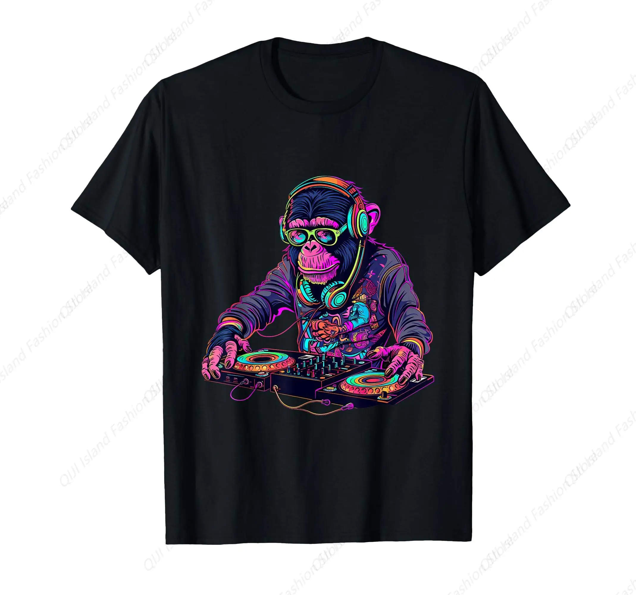 

Monkey Turntable Monkey Techno House Beatmaker T-Shirt