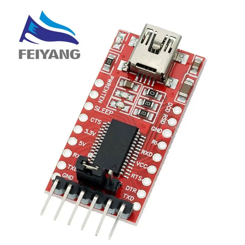 FT232RL FTDI USB 3.3V 5.5V to TTL Serial Adapter Module for Arduino FT232 Pro Mini USB TO TTL 232