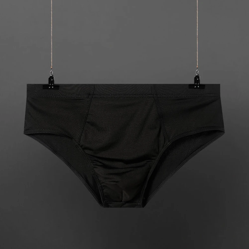 

Sexy Men Briefs Big Pouch U Convex Underwear Solid Elasticity Lingerie Low Rise Panties Breath Comfort Underpants Short Swimwear