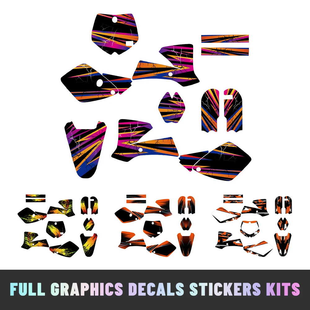 

Комплект графических наклеек для мотоцикла, декоративные наклейки для SX 65 SX65 2002-2008, набор из высококачественного ПВХ